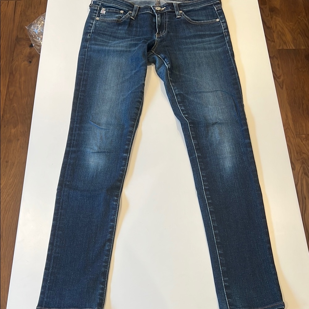 Ag Adriano Goldschmied Blue Leggings Super Skinny Jeans Modern Fit